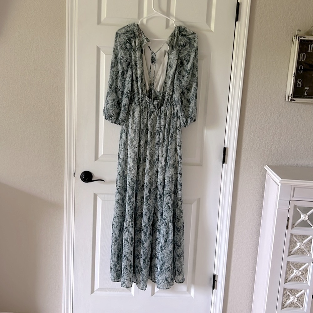 Buddy Love "Mabel" Crocodile Maxi Dress View 4